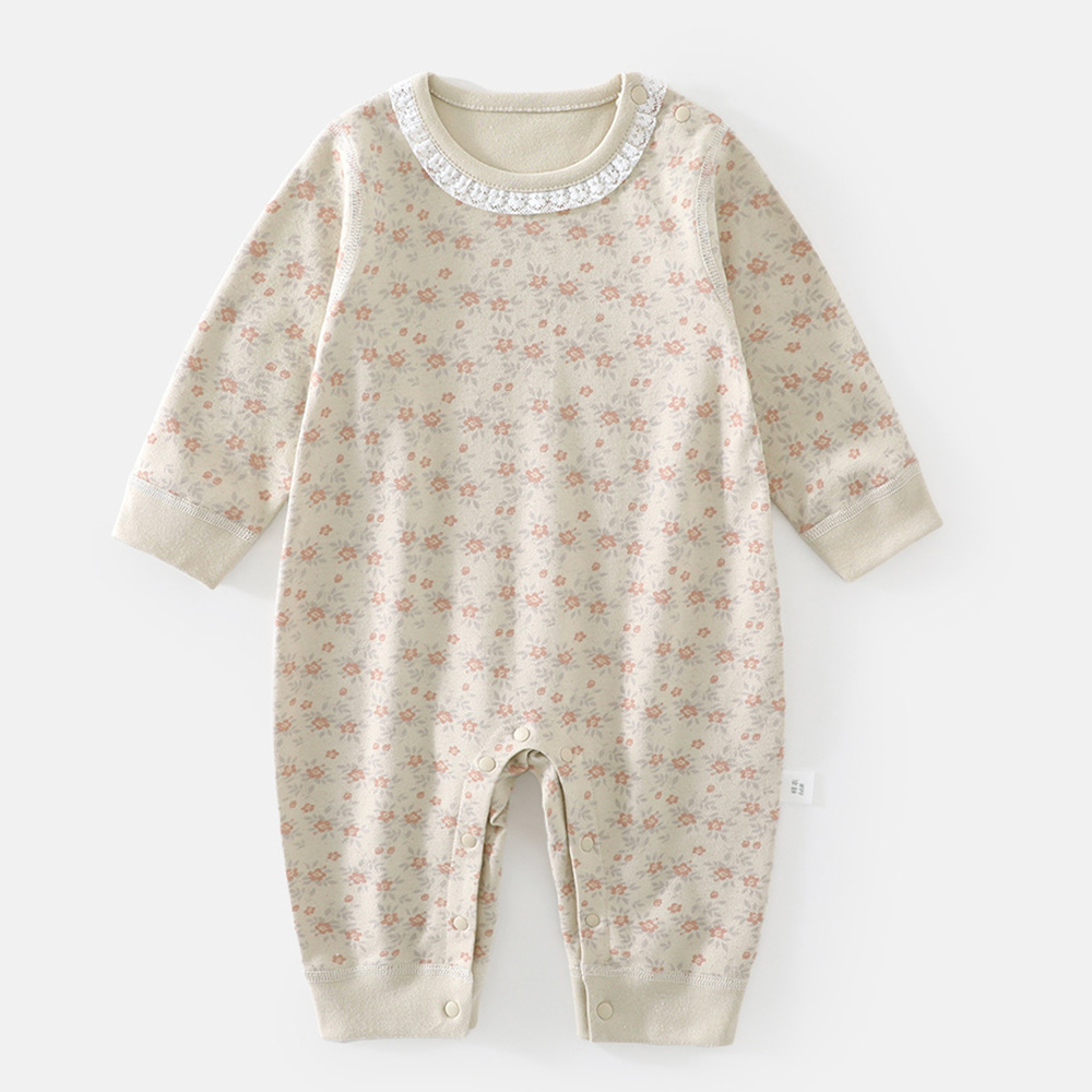 Newborn Baby Girl Romper Floral - Ropa para niña, mono Floral 100%