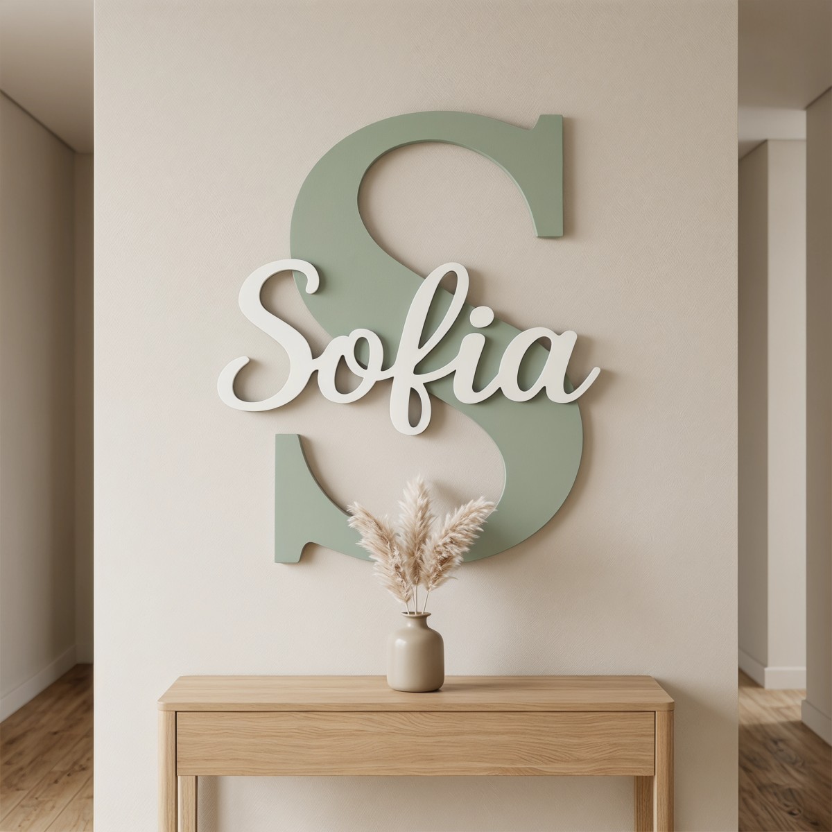 Nursery - 1 Pieza de Placa de Madera