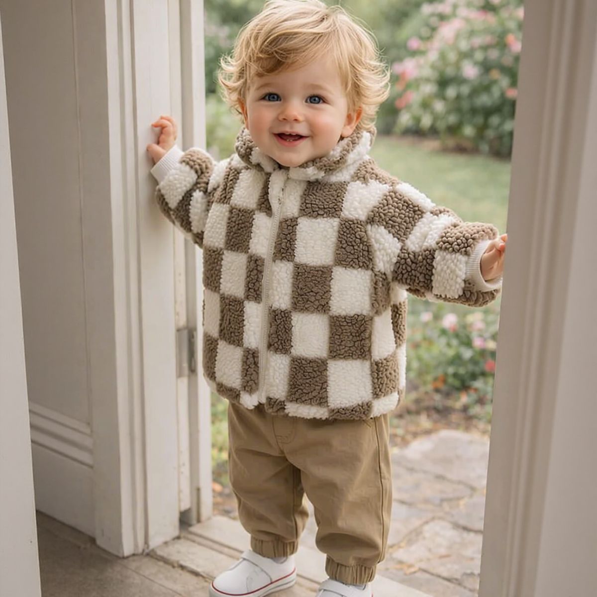 Chaqueta de forro polar Sherpa - Toddler Boy Winter Fleece Jacket reseña y precio