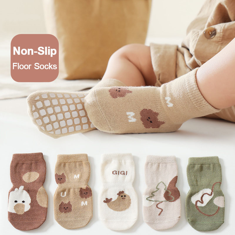 5 pares de calcetines antidesl - Unisex Baby Socks Non Slip reseña y precio