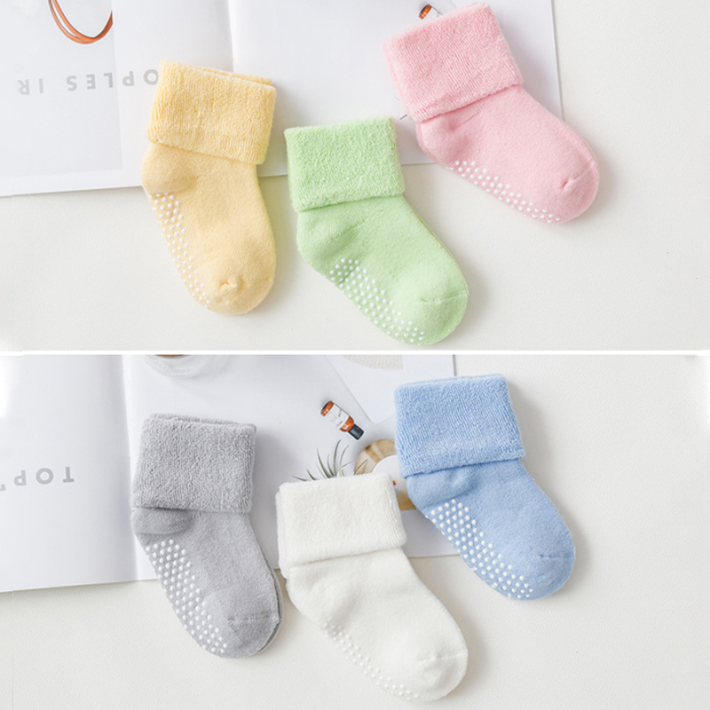 6 pares de calcetines gruesos  - Unisex Baby Socks Non Slip reseña y precio