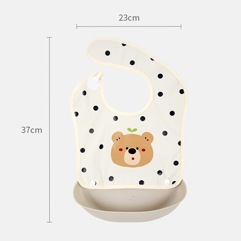 Babero de alimentación desmont - Waterproof Baby Bibs Silicone reseña y precio