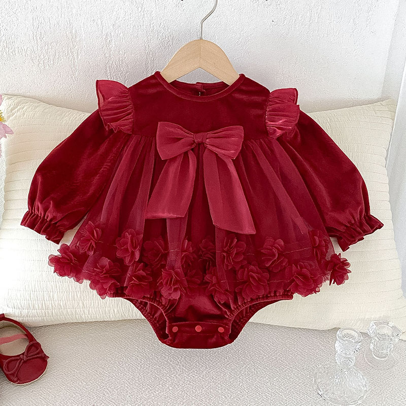 Ropa de otoño para niñas recié - Newborn Baby Girl Romper Floral reseña y precio