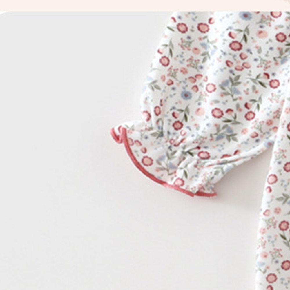 Mono de manga larga para bebé  - Newborn Baby Girl Romper Floral reseña y precio