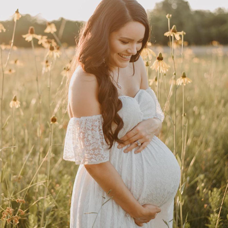 Vestido de maternidad de encaj - Maternity Wear reseña y precio
