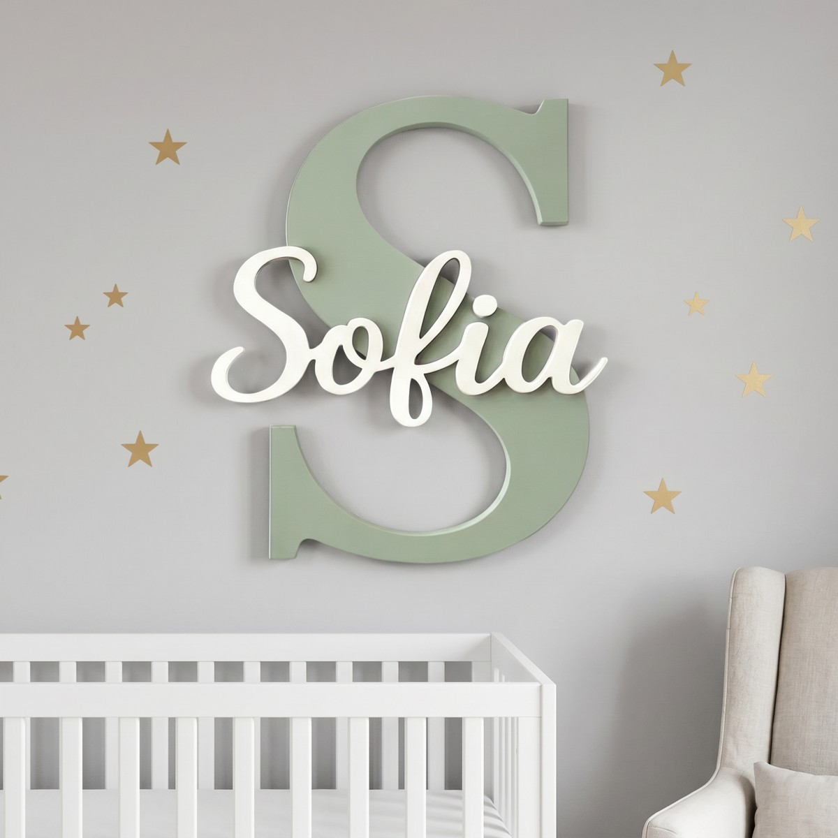 1 Pieza de Placa de Madera Per - Nursery reseña y precio