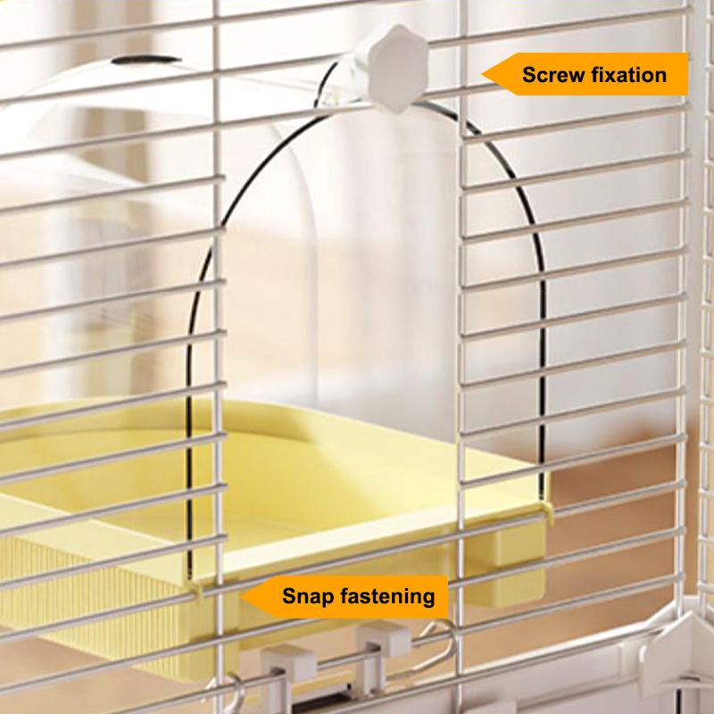 Bañera transparente para loros - Feeding reseña y precio